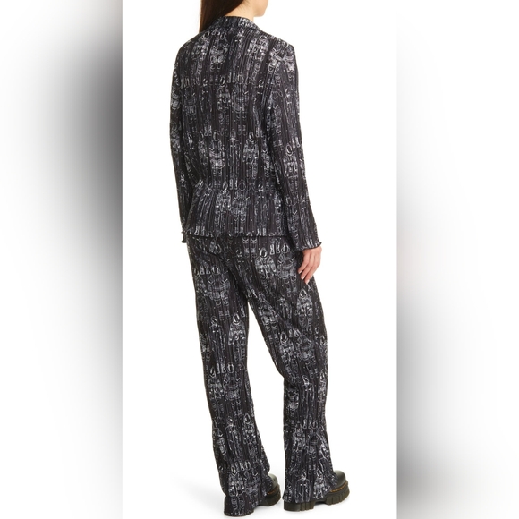 NWT - Dressed In LALA Interstellar Plissé Top and Pants - Picture 2 of 12